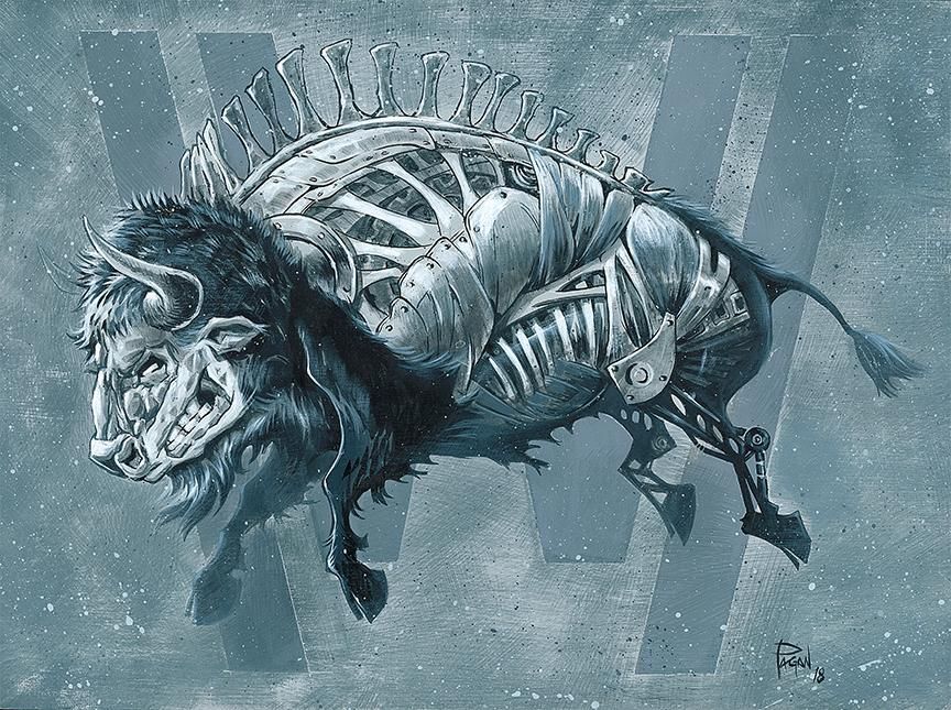 Augie Pagan Westworld Buffalo Bot Pagan Art Pagan Westworld