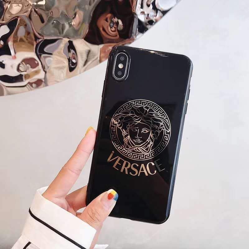 Versace Style Electroplating Glossy TPU Silicone Designer iPhone Case For iPhone SE 11 Pro Max X XS XS Max XR 7 8 Plus | Casememe Apple Phone Case, Apple Laptop, Apple Cases, Phone Case Sale, Trendy Phone Cases, Cute Phone Cases, Gucci Apple Watch Band, Designer Iphone Case, Phone Cases