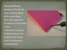 Paso a Paso: Cartucheras en foamy Mousse, Ana, Learning, Messages, Totes