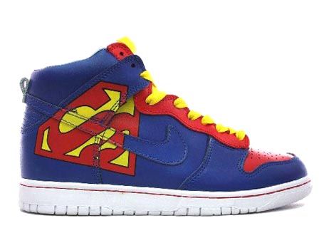 Nike Dunks Custom High Prm Nd Superman Superman Shoes Nike Dunks Nike