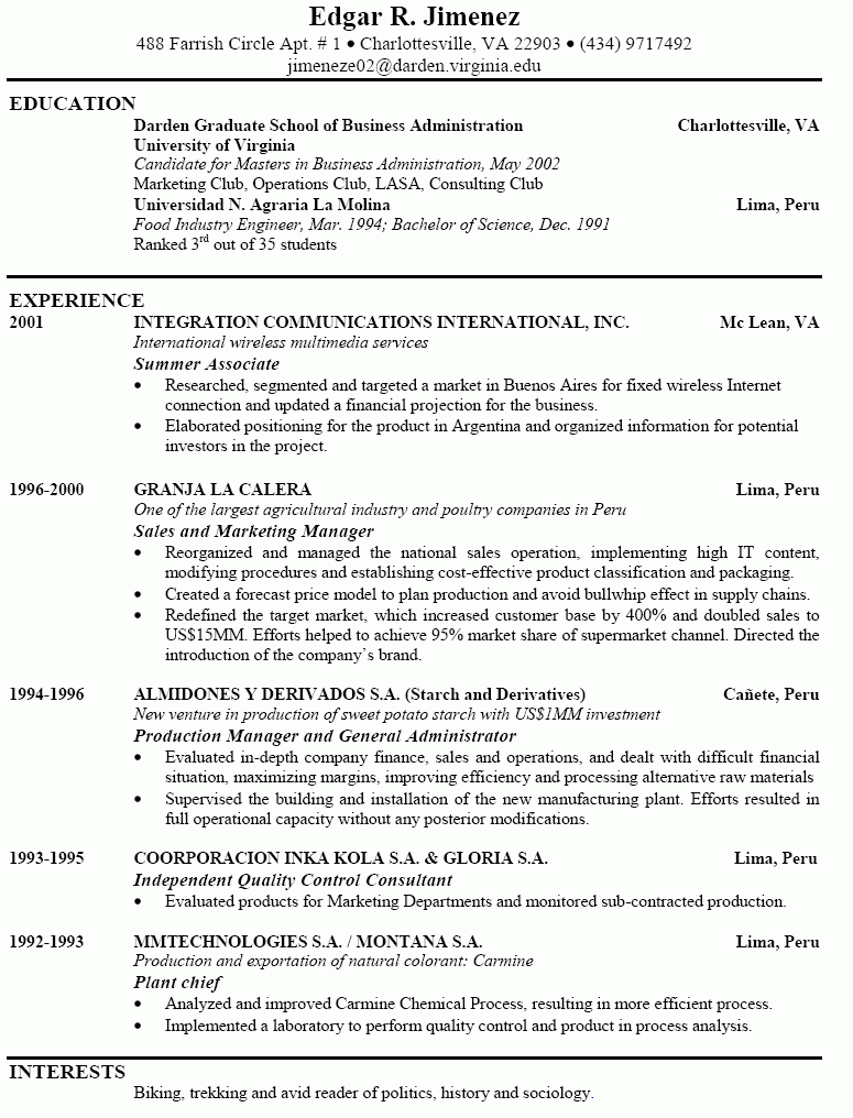 wireless consultant resume