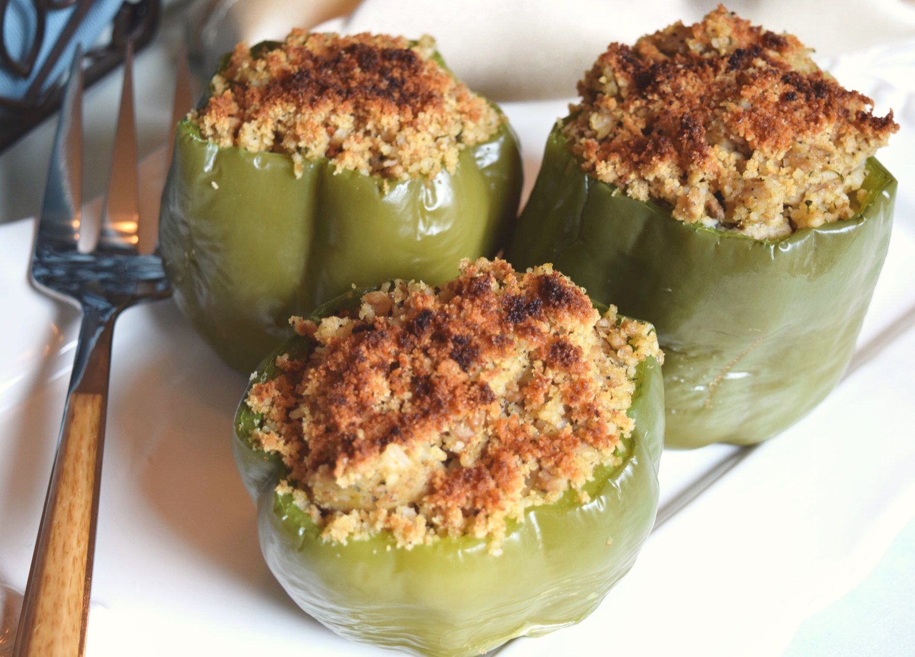 Boudin Stuffed Bell Peppers Manda Fine Meats Recipe Recipe Stuffed Peppers Stuffed Bell Peppers Boudain Recipes