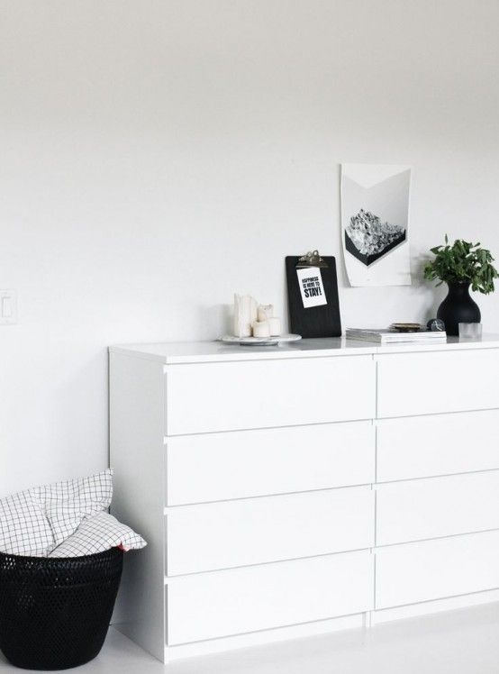 Trying To Incorporate That Boring Ikea Malm Dresser Into My New Trying To Incorporate That Boring Ikea Malm Dresser Into My New Cool Scandinavian Style Room Interior