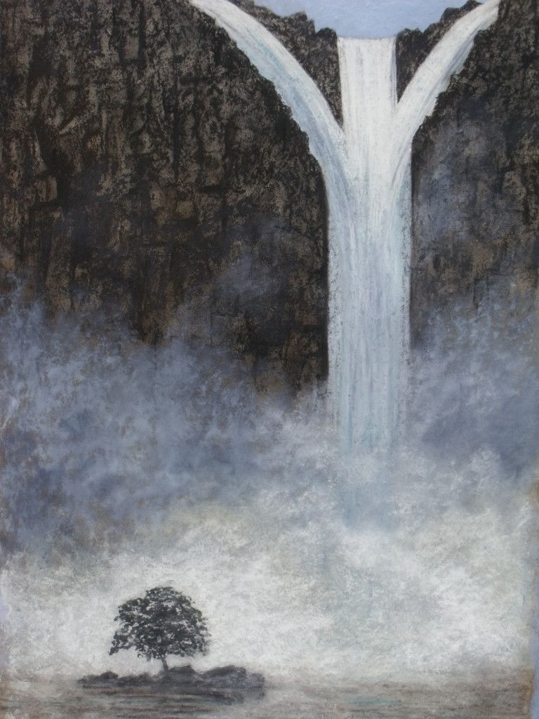 Wildlife paintings, Waterfalls Wildlife paintings