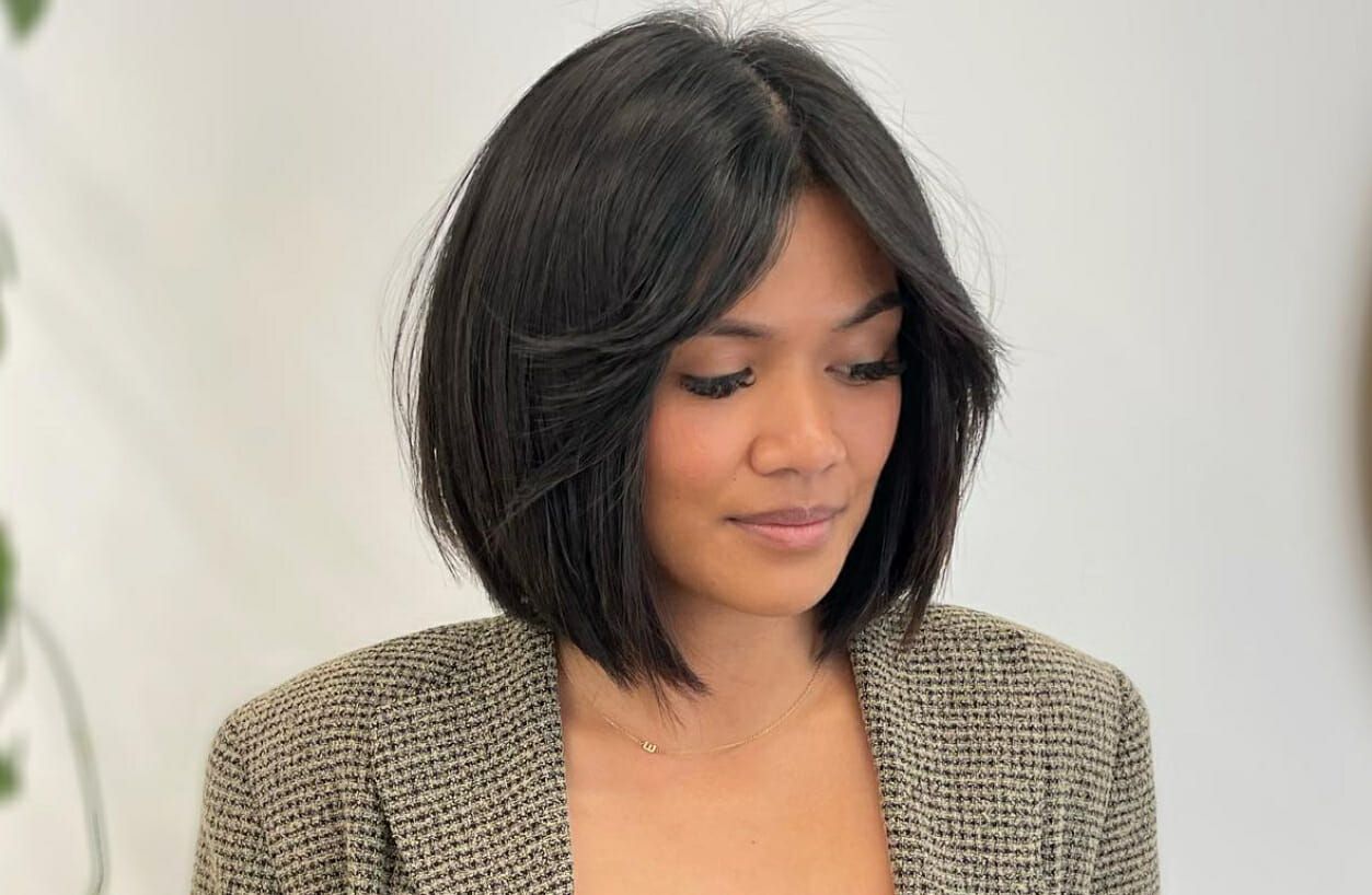 59 *Awesome* Curtain Bangs Styles to Inspire You | Thick hair styles