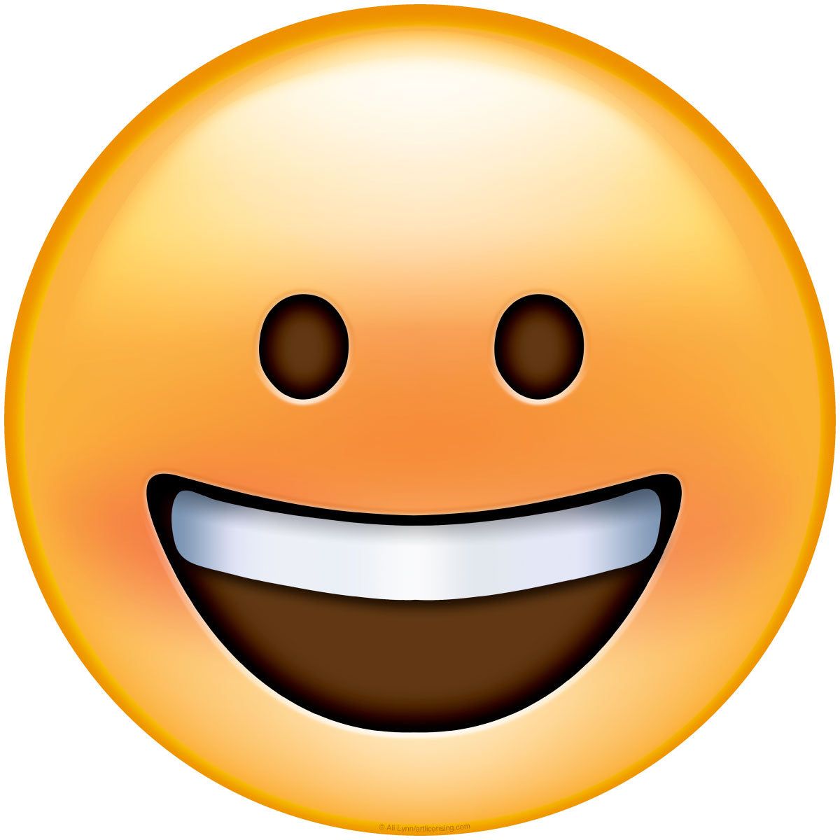 Emoji Smiley Face Showing Teeth Wall Decal Dorm Room Walls Wall emoji-smiley-face-showing-teeth-wall-decal-dorm-room-walls-wall