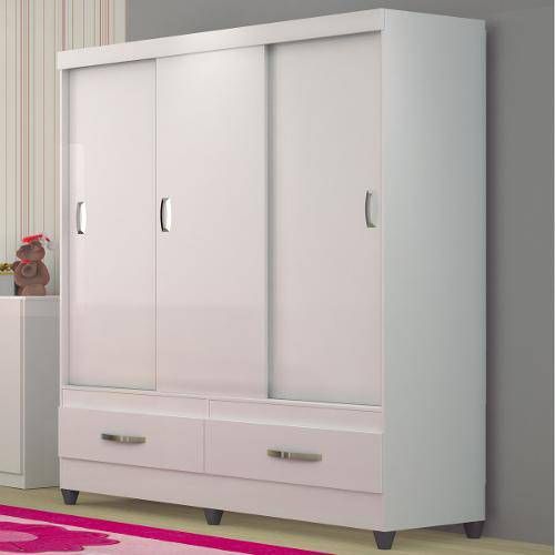 Guarda Roupa Ohio 2 Portas Branco nas Lojas