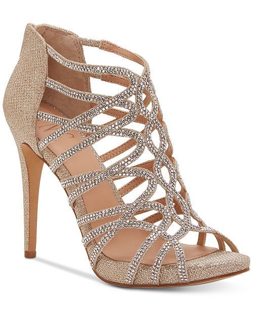 INC International Concepts Women's Sharee High Heel Rhinestone Evening ...