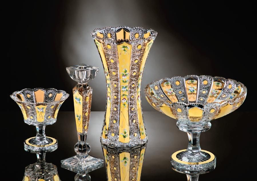 Bohemia Crystal Glass  Crystal glassware antiques, Crystal glassware,  Porcelain jewelry