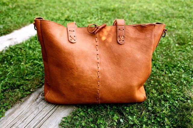 Boho Leather Bag Shoulder Tote With Leather Handbag Goat Vegetable Tanning By Kurtik 130 00