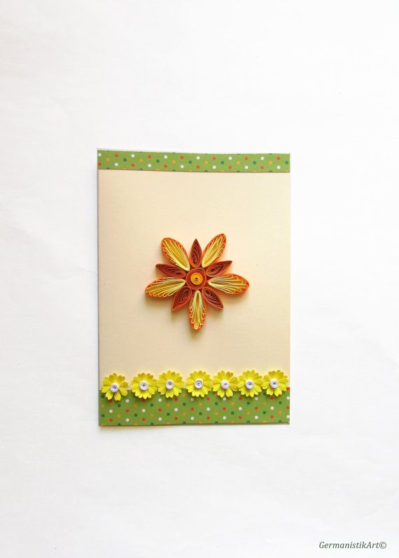 Mothers Day Card Blank Birthday Card Handmade Quilling Card Thanksgiving Card Flower Mothers Day Card Blank Birthday Card Handmade Quilling Card Thanksgiving Card Flower