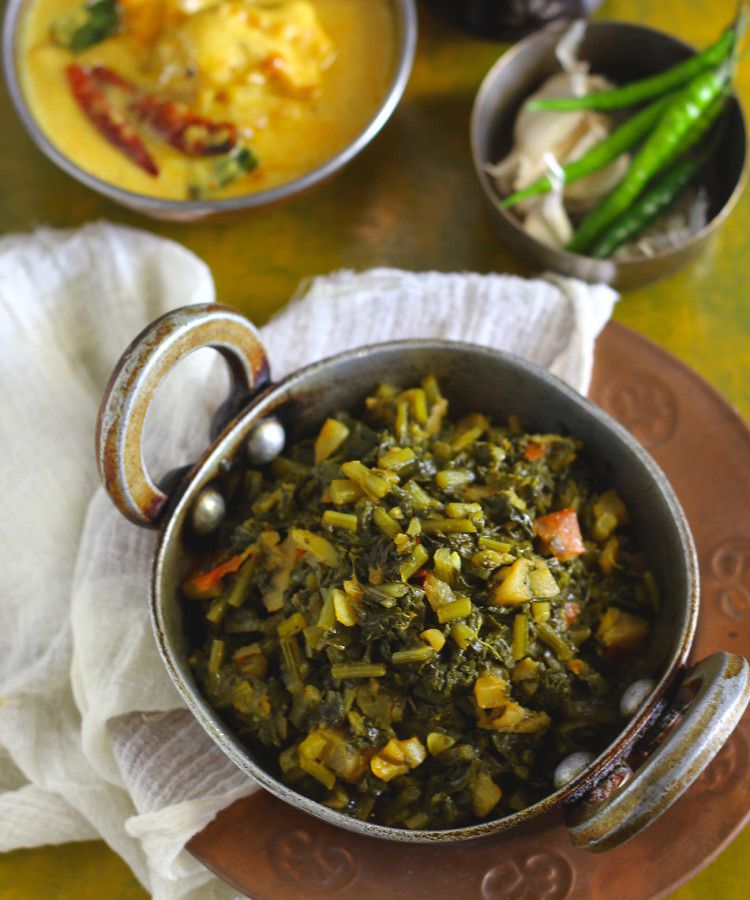 Mooli Ka Saag Mooli Ka Saag Recipe (Radish Leaves Sabzi) - Fun FOOD Frolic | Recipe