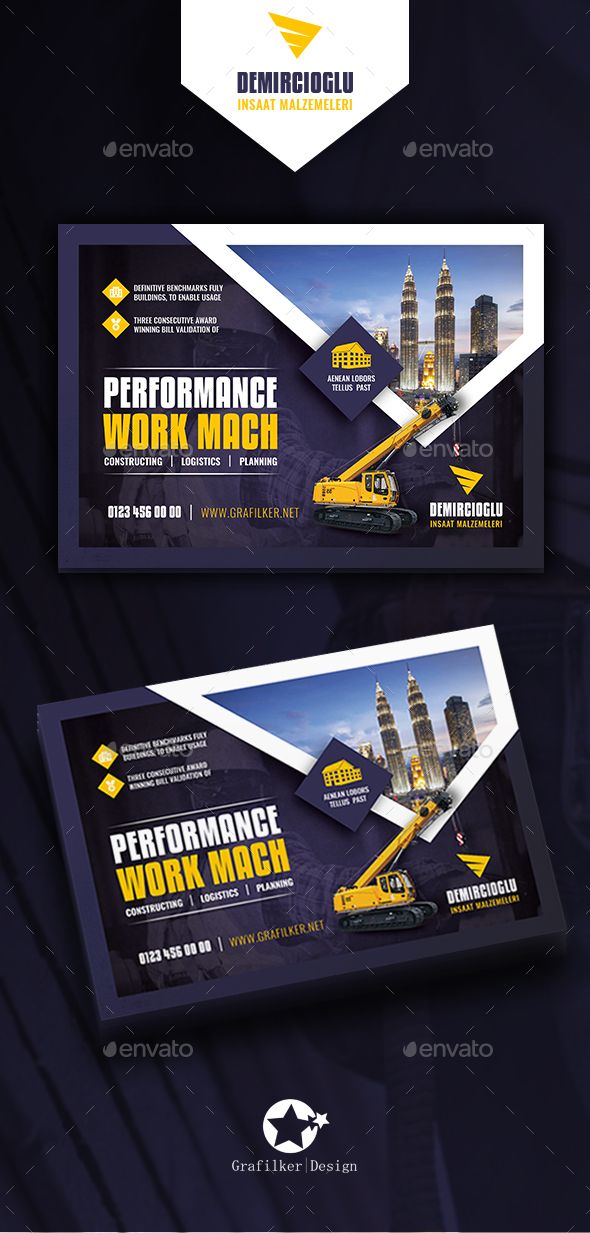 construction flyer templates by grafilker construction flyer