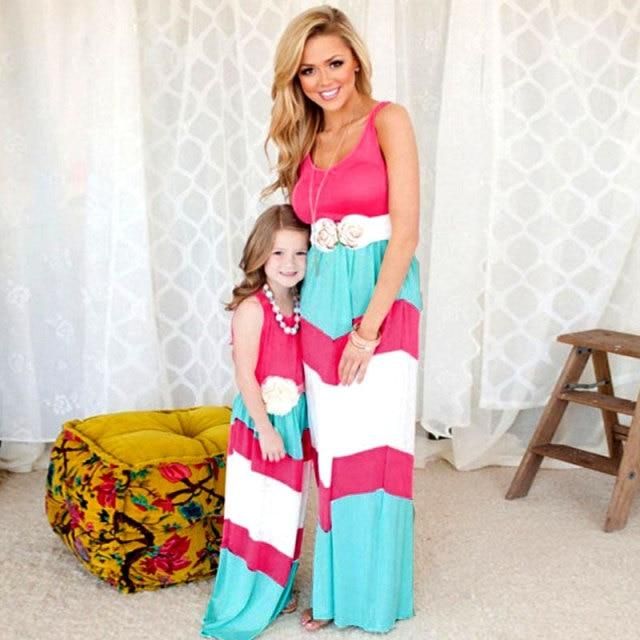 Mommy and Me Matching Mother Daughter Dresses - Style 5 / Daughter 4T