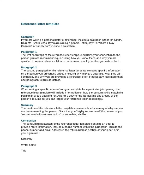 recommendation letter for job template pinterest sample resume