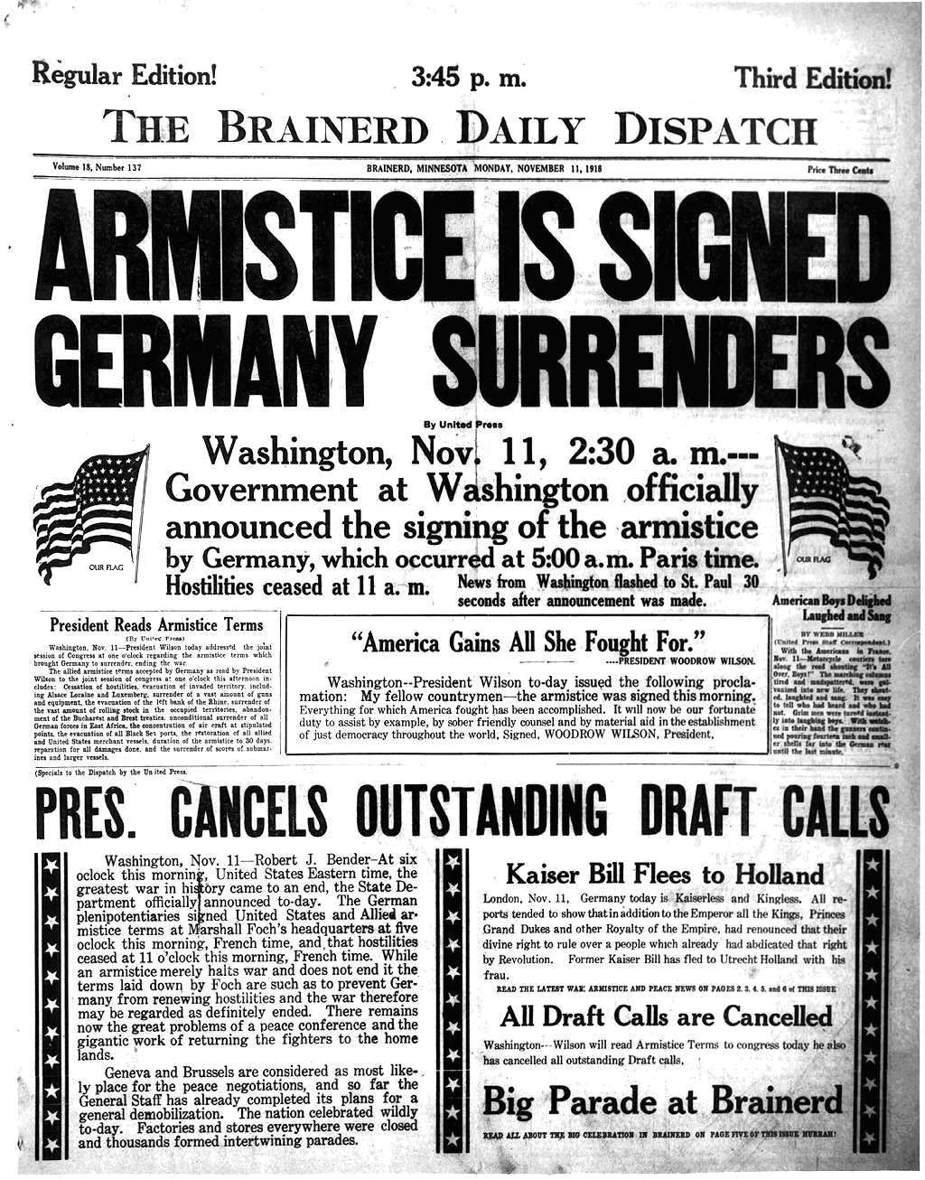 the signing of the armistice treaty with germany to end wwi Germany signed an armistice agreement with the peace treaty that officially ended the conflict—the exactly three years after the end of world war i. the signing of the armistice treaty with germany to end wwi Germany signed an armistice agreement with the peace treaty that officially ended the conflict—the exactly three years after the end of world war i.