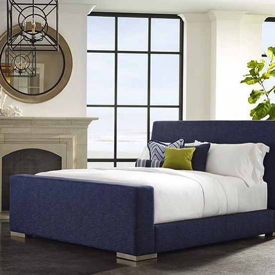 Irvine Platform Bed Upholstered Platform Bed Bedroom Makeover