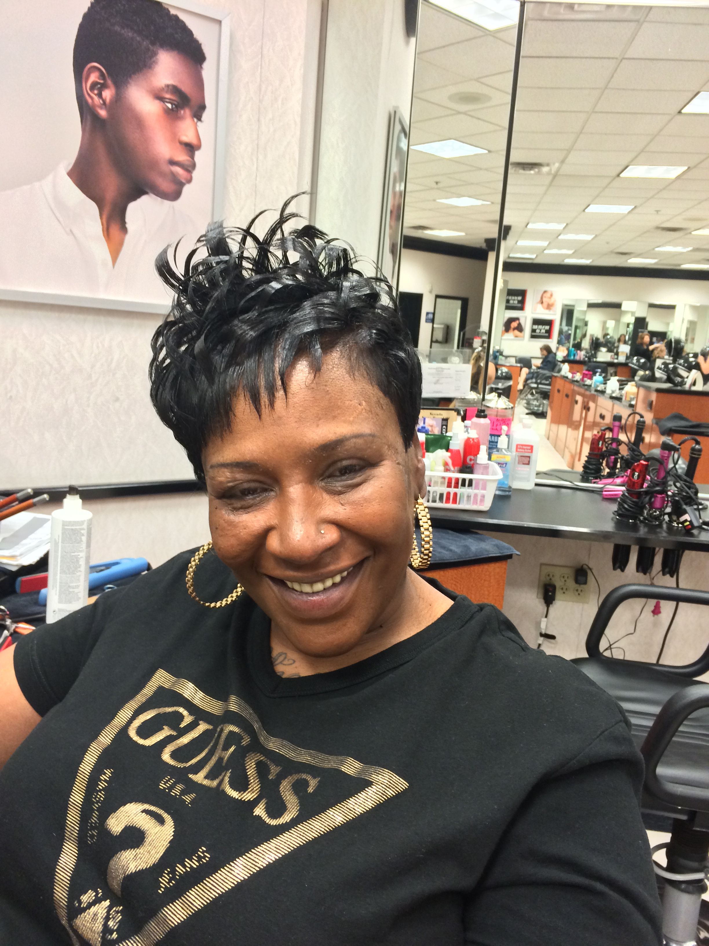 Pin By Felice Robinson On Hair By Felice Styling In Las Vegas Short Styles Color Press Curls And More Short Styles Hair Styles Hair Stylist [ 3264 x 2448 Pixel ]