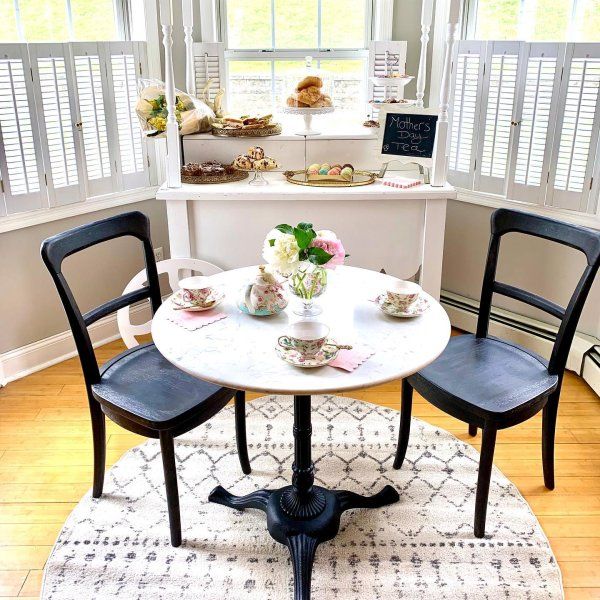 Cline Bistro Dining Chair Indoor Table Marble Pedestal Cline Bistro Dining Chair Indoor, Round Bistro Table And Chairs Indoor