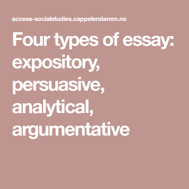 Analytical expository essay topics