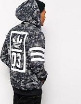 Sudadera con capucha sin cierres negra ID96 AY9256 de adidas Sudadera con capucha sin cierres negra ID96 AY9256 de adidas