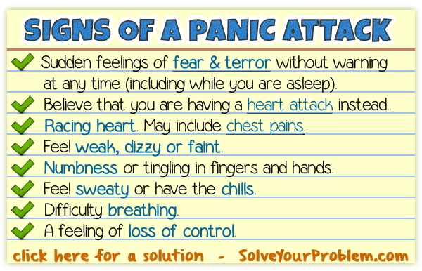 An excuse for panic attacks An excuse for panic attacks