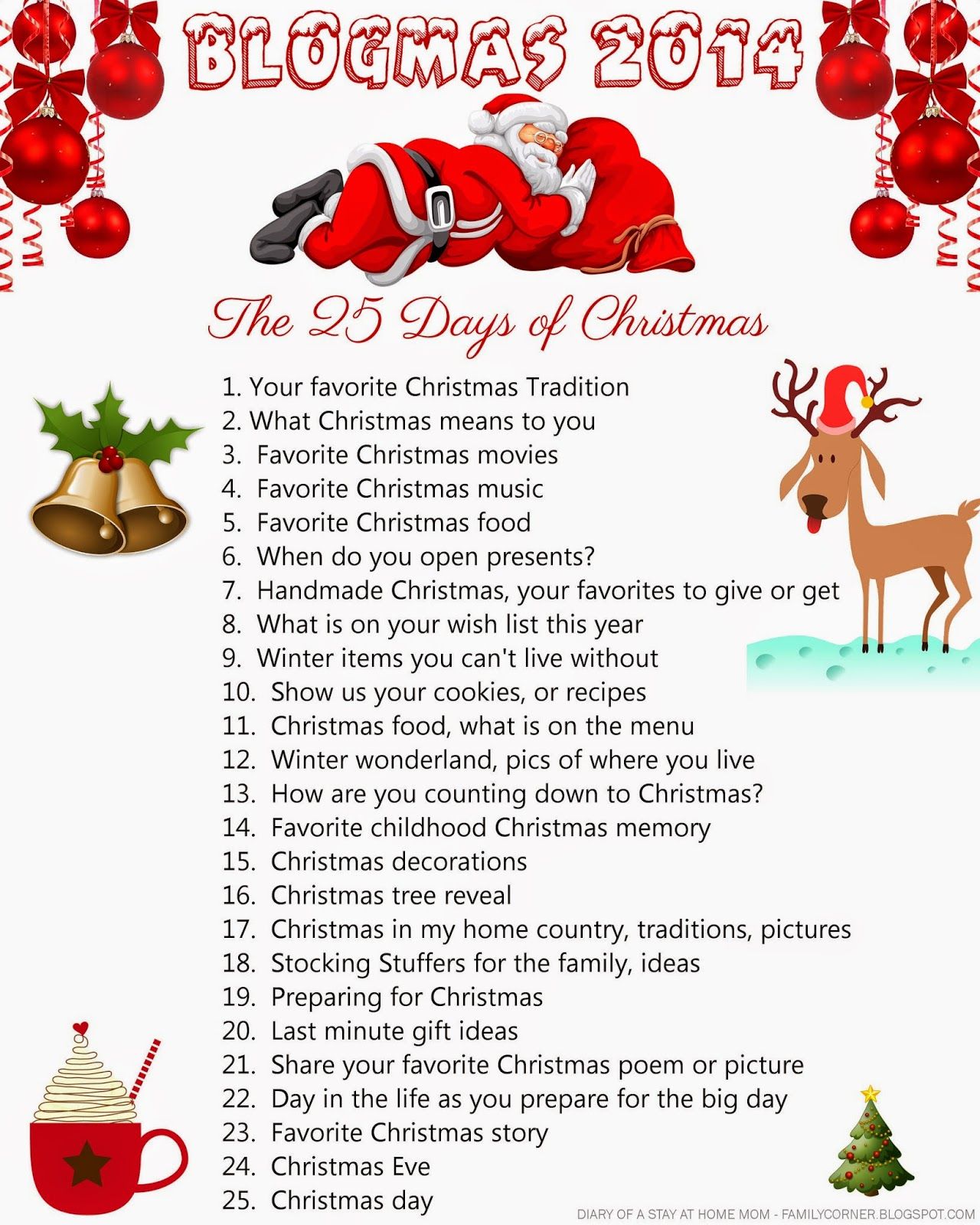 Blogmas 2014 - The 25 Days of Christmas