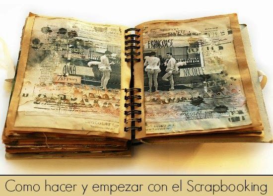 Manualidades A 0 Aprende Manualidades Gratis Desde Tu Casa Sé Autodidacta Ganate La Vida Siendo Artesa Libro De Recortes Portadas Creativas Agendas Vintage