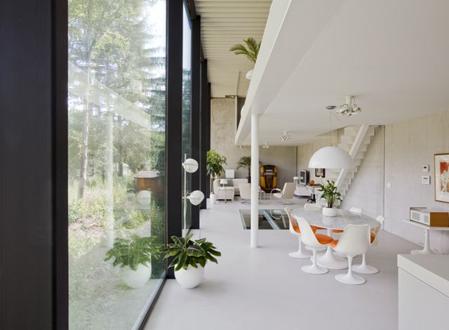 De bouwheer wilde een minimalistische en tijdloze woning van