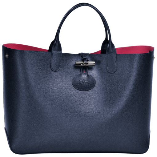 Cabas M - ROSEAU RÉVERSIBLE - Sacs - Longchamp - Marine/Rose ... Cabas M - ROSEAU RÉVERSIBLE - Sacs - Longchamp - Marine/Rose ...