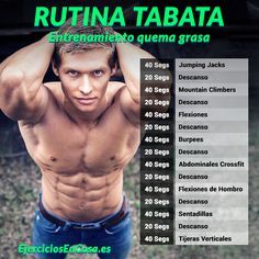 La Tabata Definitiva Ejercicios En Casa Ejercicios Para Abdomen Hombres Rutinas De Entrenamiento Rutina Tabata