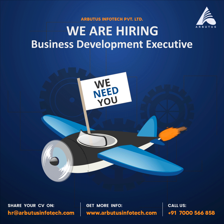 We are urgently looking for #Business #Development #Executive #Manager. Job Type : #Full_Time. Joining Date: #immediatejoiners are preferred. Location: #Indore Experience: #1to4years. and #Fresher can also apply. If you are interested, write us an email on: hr@arbutusinfotech.com With the current salary, Expected salary, Notice period. Mobile Application Development, Business Development, Web Development, Notice Period, Arbutus, We Are Hiring, Outsourcing, Salary, Indore