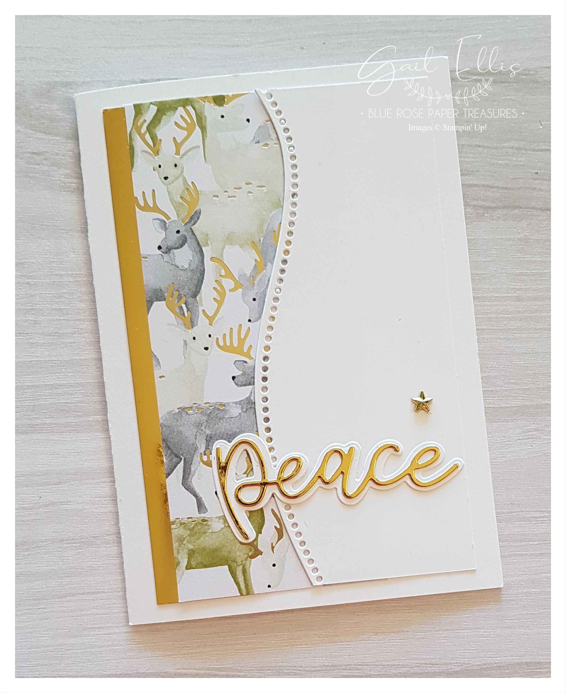 Stampin Up Most Wonderful Time card tutorial Stampin Up Most Wonderful Time card tutorial