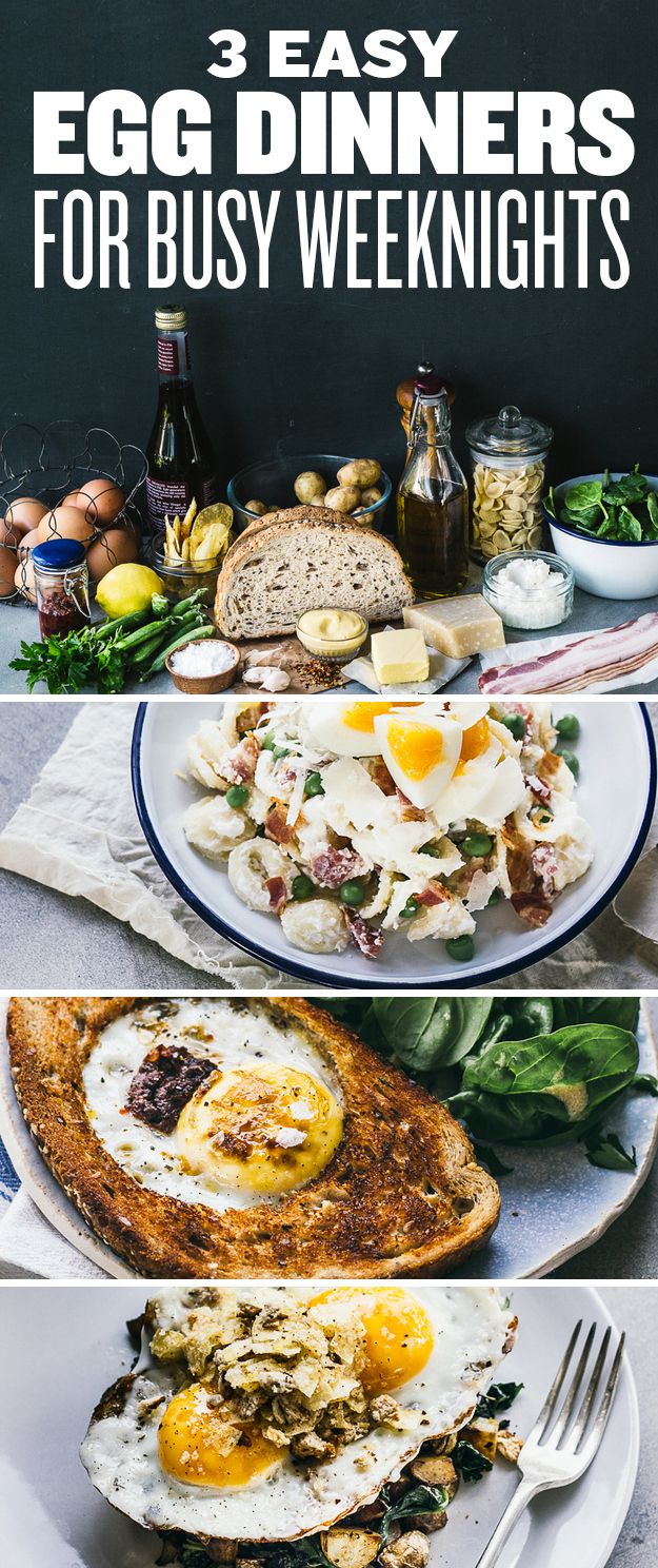 3 Cheap & Easy Egg Dinners | Eggs dinner, Healthy recipes, Food