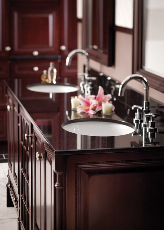 Black Galaxy Natural Granite Vanity Top With Denova Vitreous China Black Galaxy Natural Granite Vanity Top With Denova Vitreous China Undermount Oval Sinks And Bevel Edge