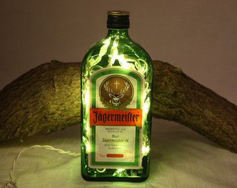 Retro Kühlschrank Jägermeister : Alkohol flasche licht upcycled jägermeister alkoholflasche dekor Retro Kühlschrank Jägermeister : Alkohol flasche licht upcycled jägermeister alkoholflasche dekor