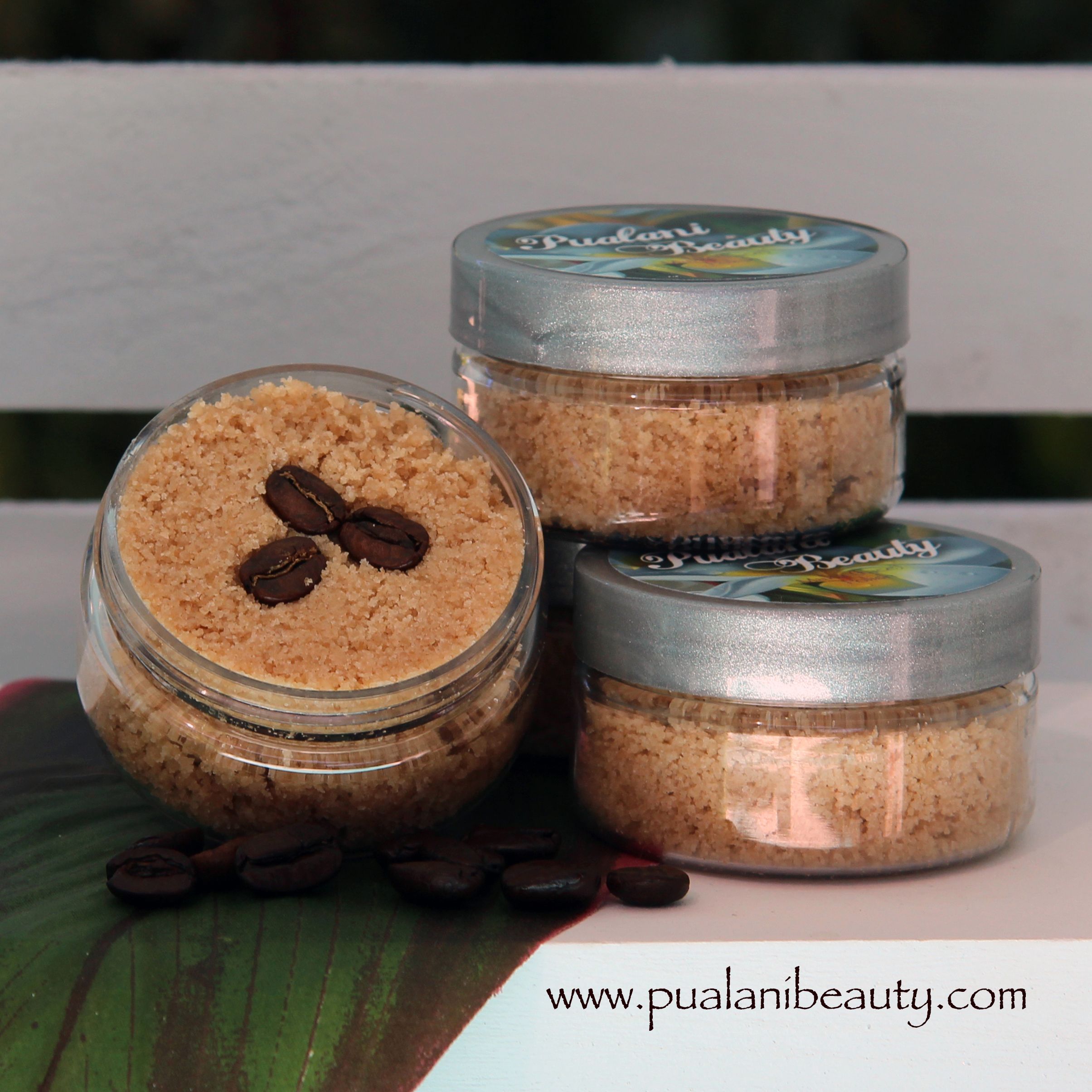 Pualani Beauty Kona Coffee Scrub Coffee face scrub