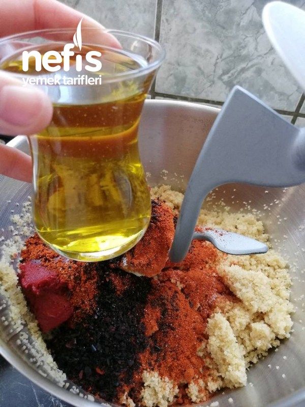 Tam Ölçülü Etsiz Çiğköfte Tarifi (Hazır Almaya Son,Videolu) - Nefis Yemek Tarifleri