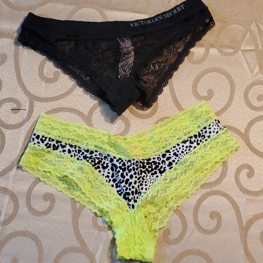Victoria's Secret Intimates & Sleepwear | Victoria's Secret Panties | Color: Black/Green/White | Size: S