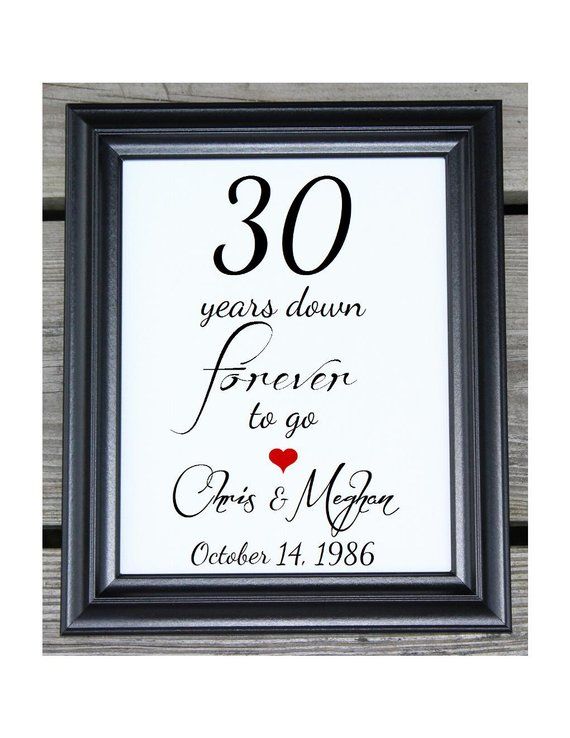 30 years of marriage