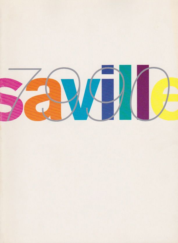 Saville 79 90 Exhibition Catalog Exhibition Poster 90 S