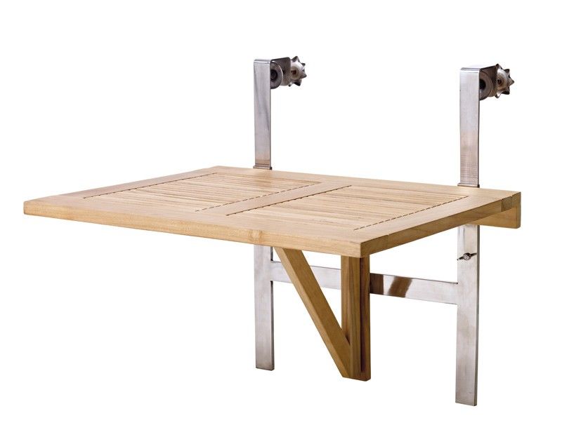 Cinas balcony altanbord teak virkelig smart foldebord i massiv ...