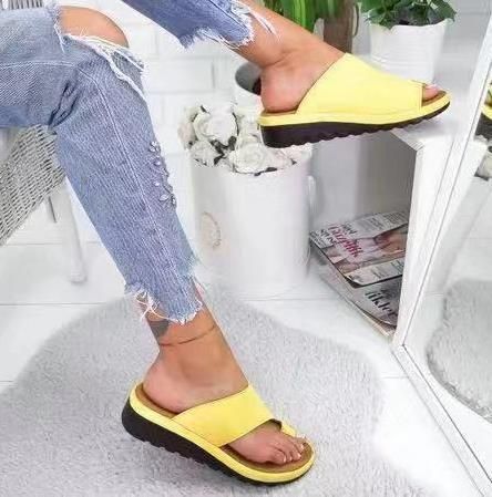 KONHIILL Toe Corrector Sandals - Yellow / 6US|4UK KONHIILL Toe Corrector Sandals - Yellow / 6US|4UK
