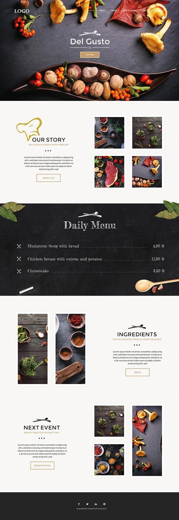 Large Png By Virgil Pana Web Layout Design Website Design Inspiration Food Web Design