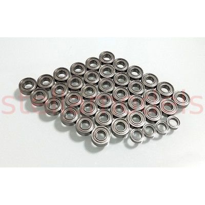 Metal Sealed 1//4x3//8x1//8 Flanged bearing,10 pcs CRC Associated 1//10 1//2 Pan