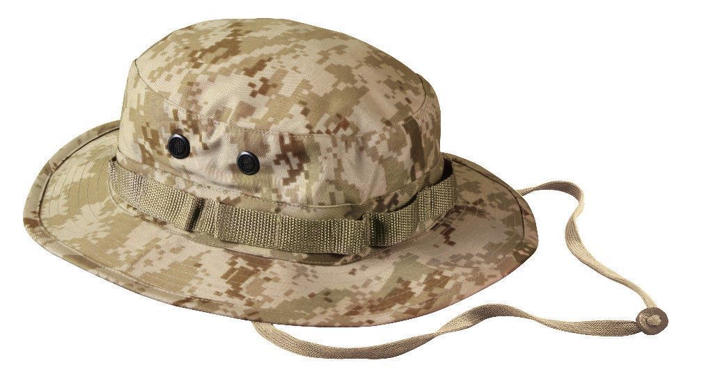 Military Boonie Hat Army Digital Camo Large Size 7-1//2