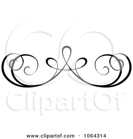 clipart black swirl rule design element 1 royalty free vector black swirls designs