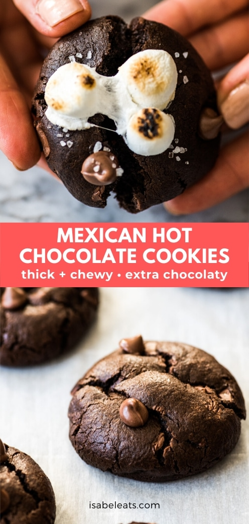 Easy Mexican Hot Chocolate Cookies That Are Thick Chewy And Spiced With A Touch Of Cinnamon And
