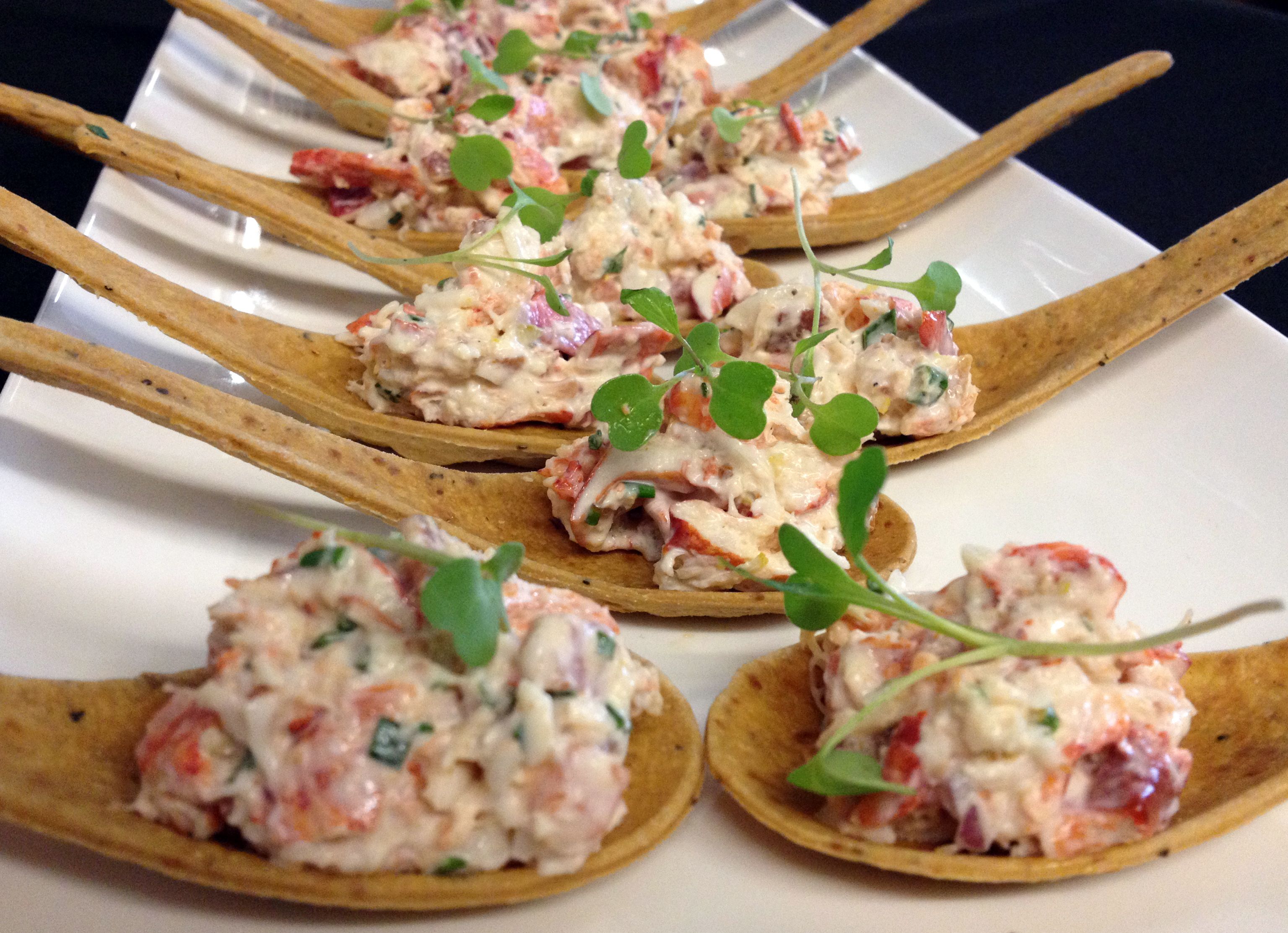 Lobster Blt On Edible Spoon ~ The Best Part Of Lobster Blt On Edible Spoon ~ The Best Part Of