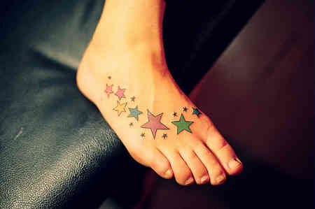 Very valuable Star tattoo on foot apologise Star tattoo on foot think, that